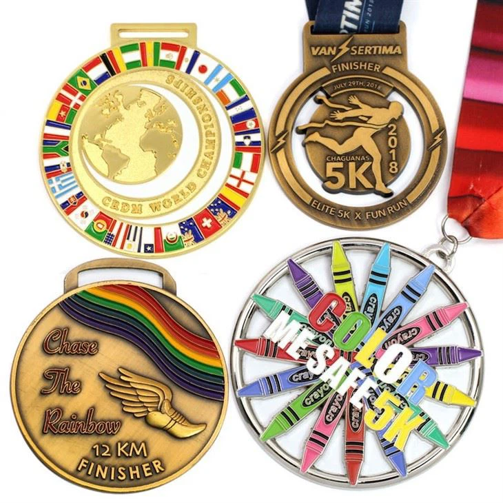3D Gold Award Custom Metal Sport Medal