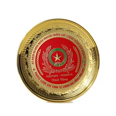 3d награди Декоративна позлатена възпоменателна чиния