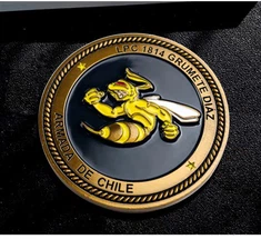 Сувенирна метална монета за 40-та годишнина с 3D дизайн