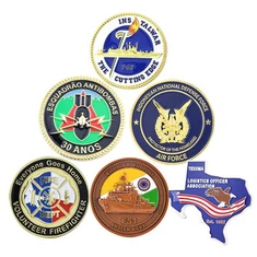 Персонализирани златни сребърни сувенирни монети 3D монета с метално предизвикателство