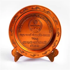 Метална занаятчийска 3d плоча Антична туристическа възпоменателна плоча